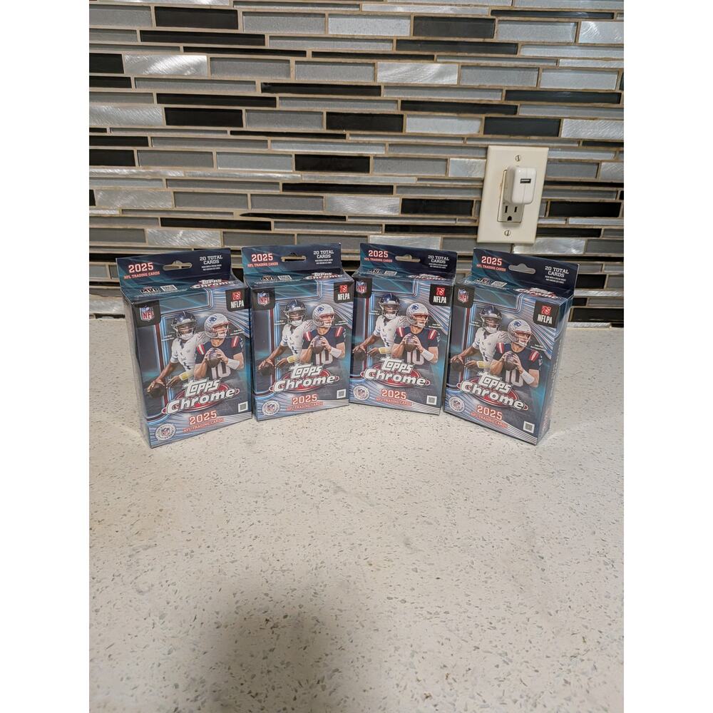 2025 Topps Chrome Football Hanger Box-NFL-Value Pack-New PRODUCT-SUPER FRACTORS